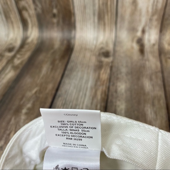 Disney Hannah Montana Girls 55cm White Hat Cap - Picture 8 of 9